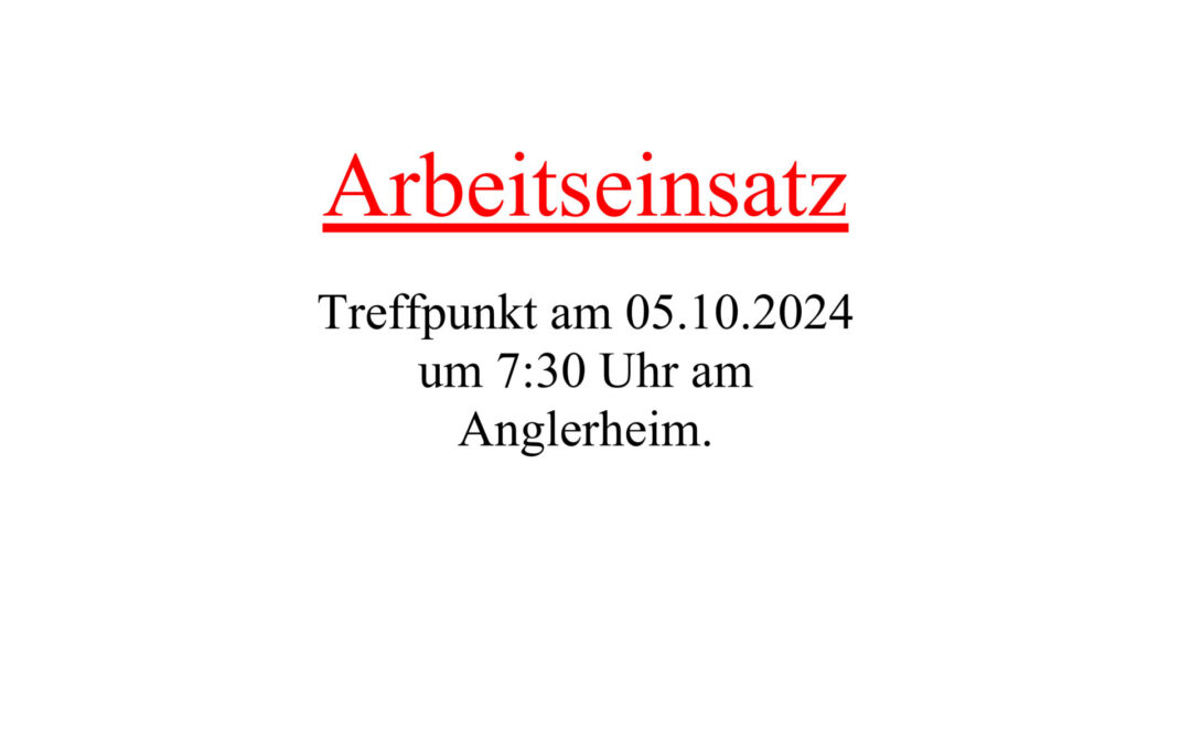 Arbeitseinsatz